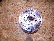 étoile de roue avant gauche avec disque 