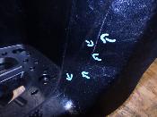 marche pied avant gauche