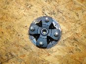 étoile de roue arrière gauche avec disque de frein