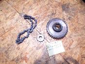 pignon + chaine démarreur 