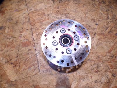 étoile de roue avant gauche avec disque 