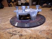 étoile de roue avant gauche avec disque 