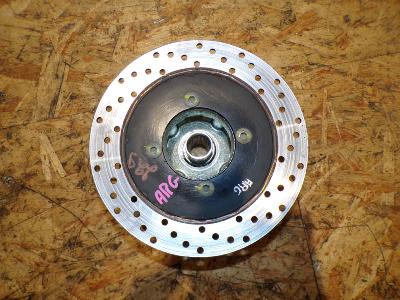 étoile de roue arrière gauche avec disque 