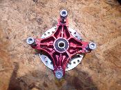 étoile de roue avant gauche avec disque 