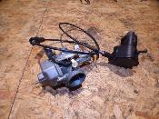 carburateur + gâchette de gaz 