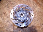 étoile de roue avant gauche avec disque 