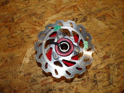 étoile de roue avant gauche avec disque