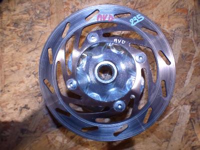 étoile de roue avant droite avec disque 